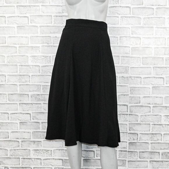 Laura Byrnes California Women's Pinup Pleated Box Skirt in Black sz Small - Picture 1 of 11